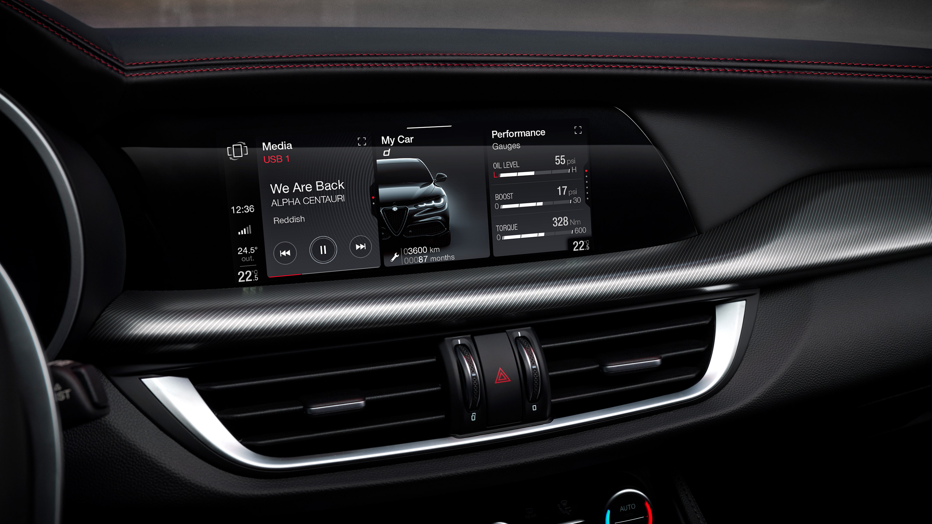 2023 Alfa Romeo Stelvio - touchscreen