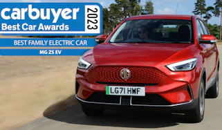 Carbuyer best family electric car MG ZS EV