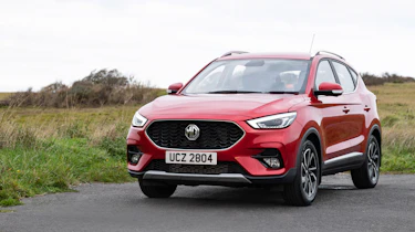 MG ZS SUV front 3/4 static