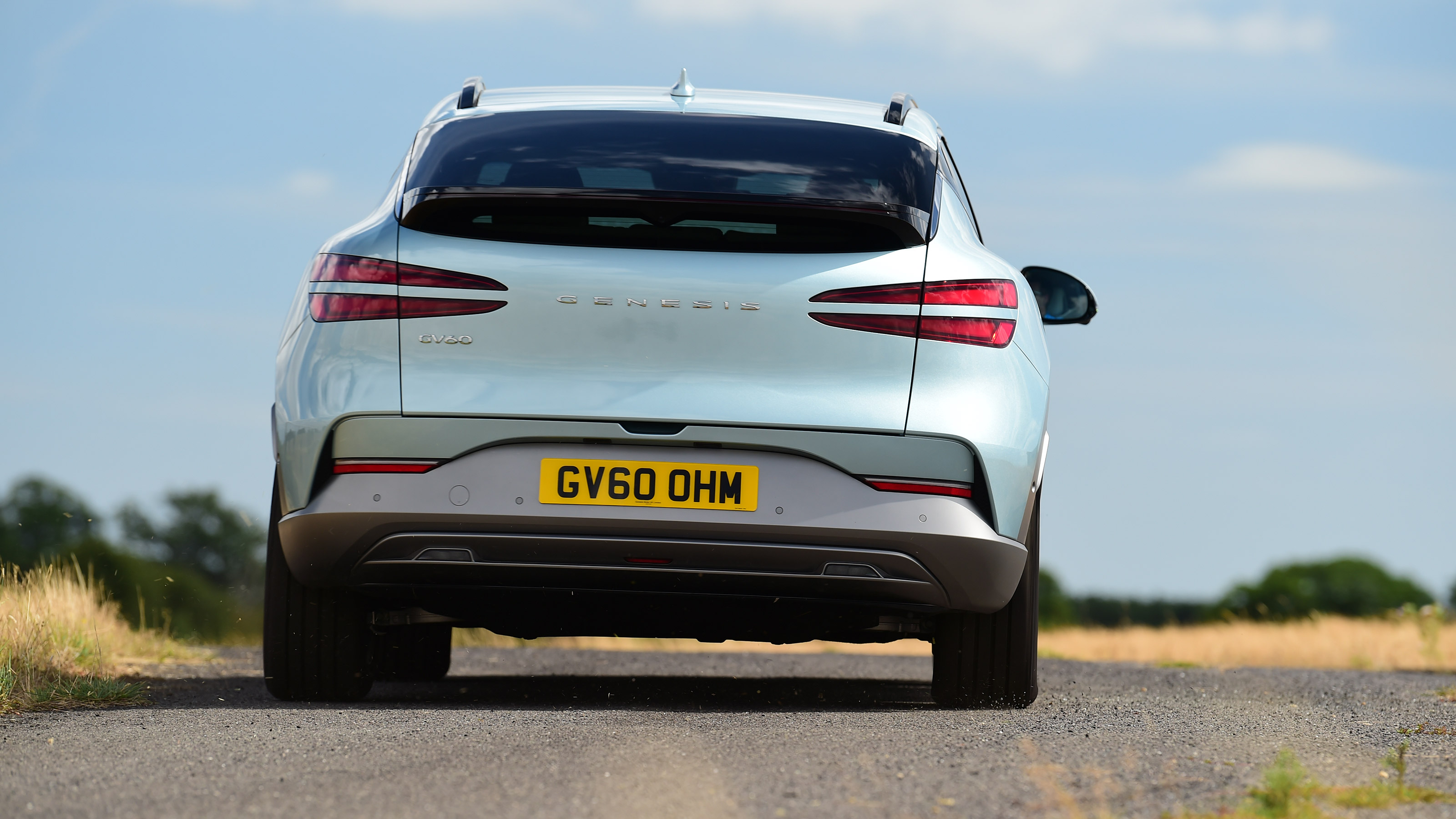 Genesis GV60 SUV rear cornering