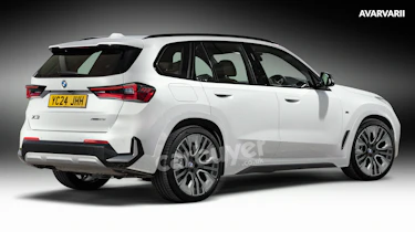 BMW X3 render - rear