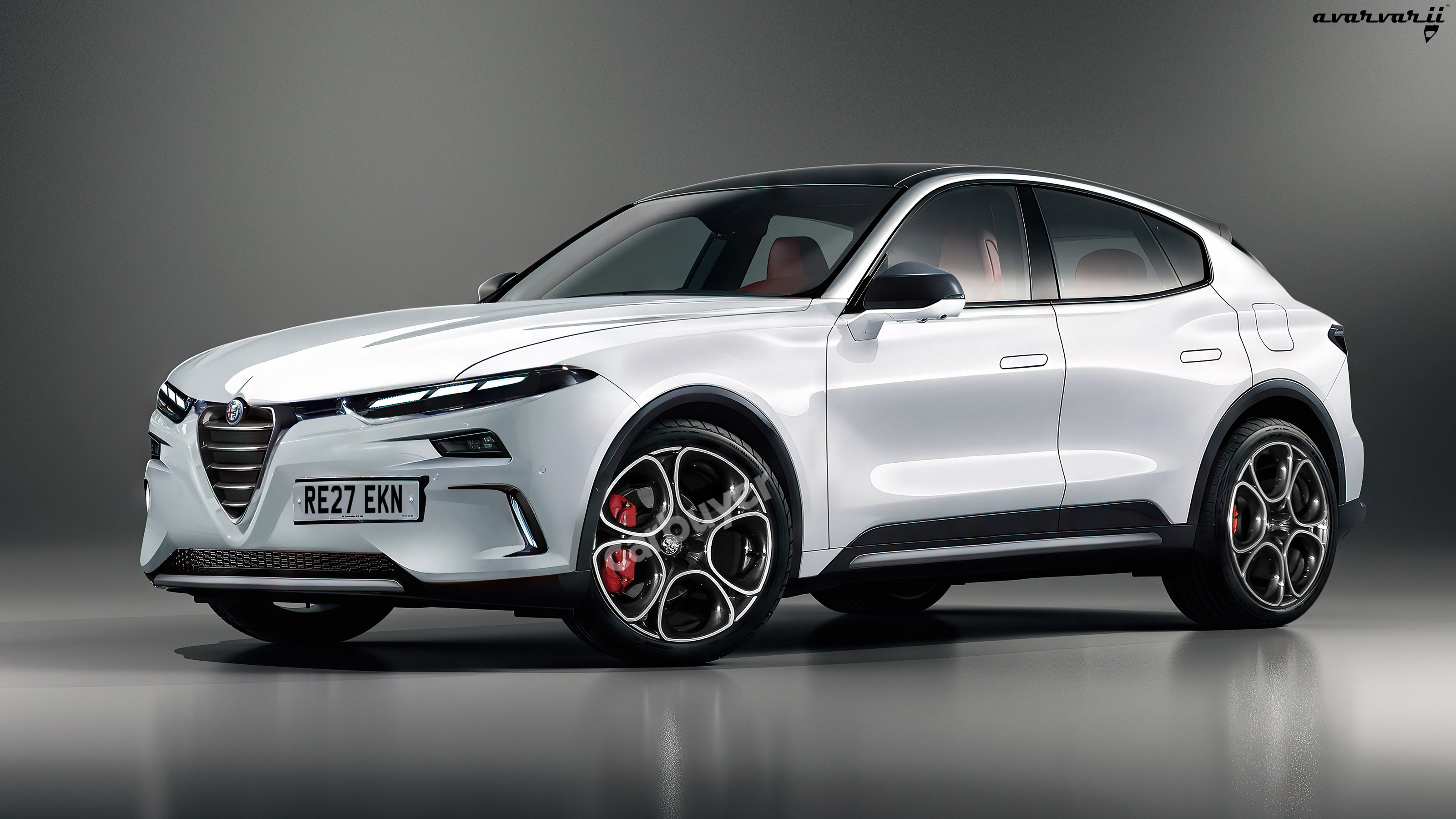 Alfa Romeo flagship electric SUV render