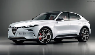 Alfa Romeo flagship electric SUV render