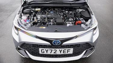 Toyota Corolla Touring Sports estate engine bay