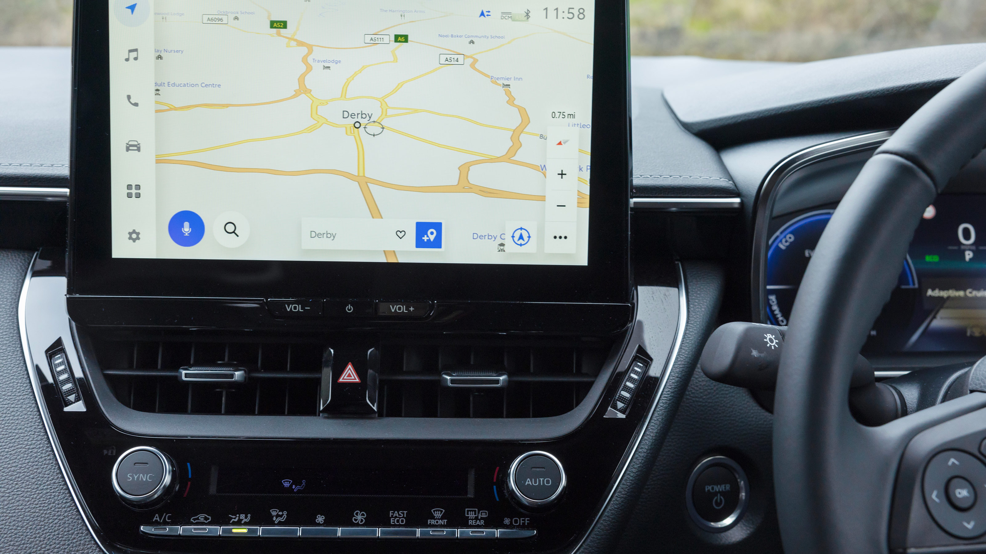 Toyota Corolla Touring Sports estate infotainment