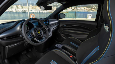 Abarth 500e interior 2