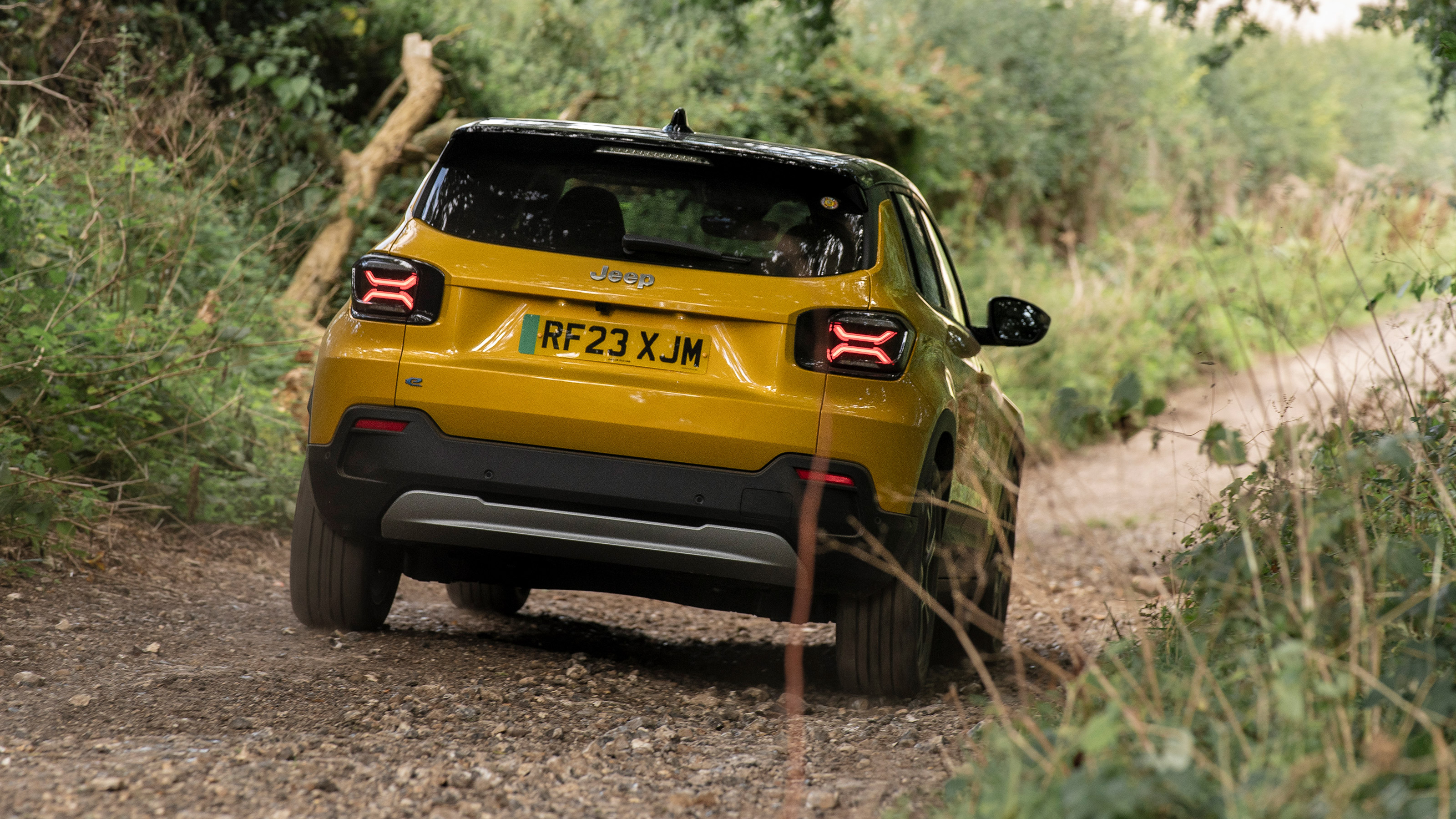 Jeep Avenger SUV rear off-road
