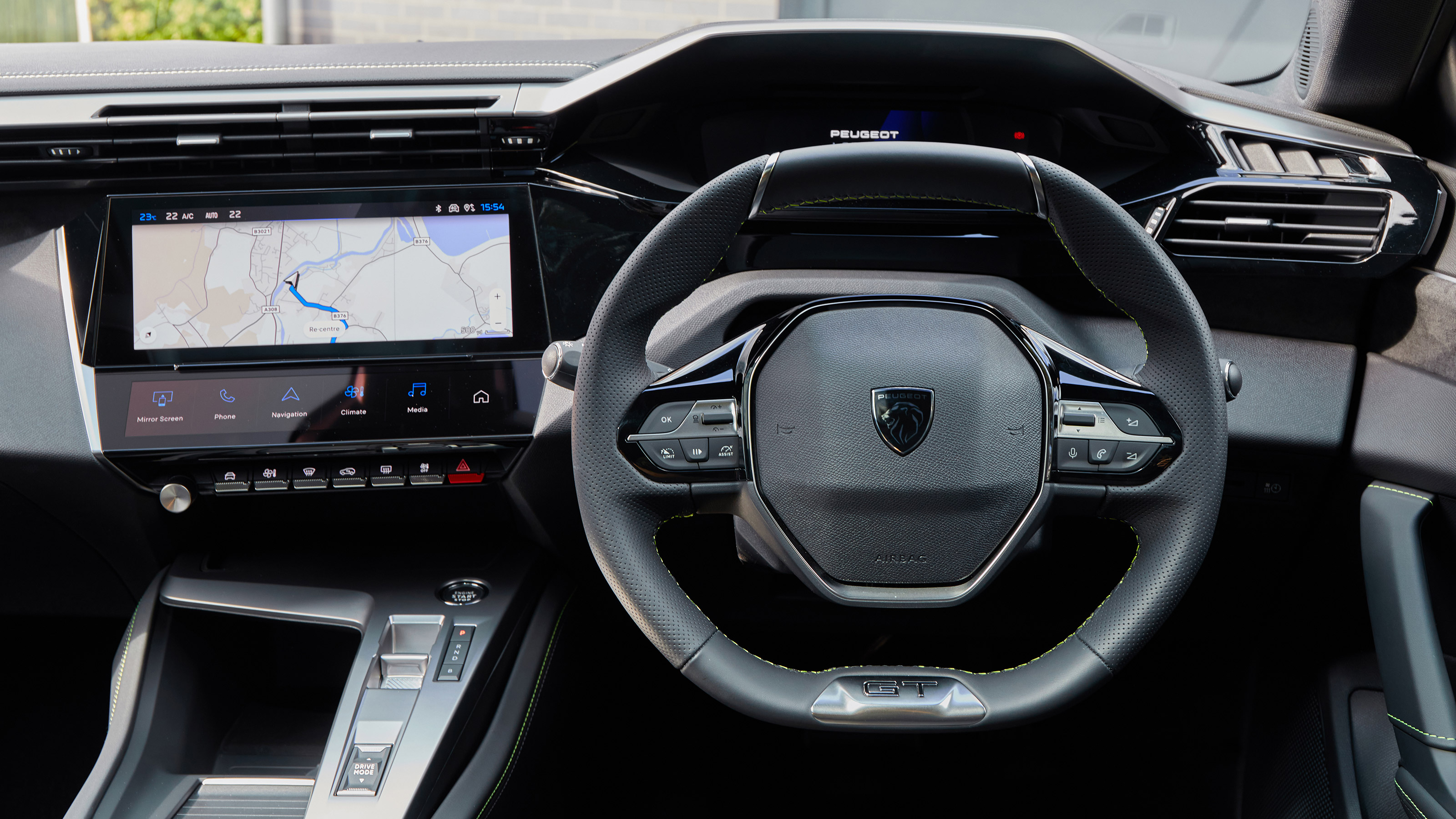 Peugeot E-308 hatchback interior