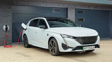 Peugeot E-308 hatchback charging