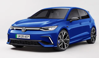 Volkswagen Golf R electric front CB
