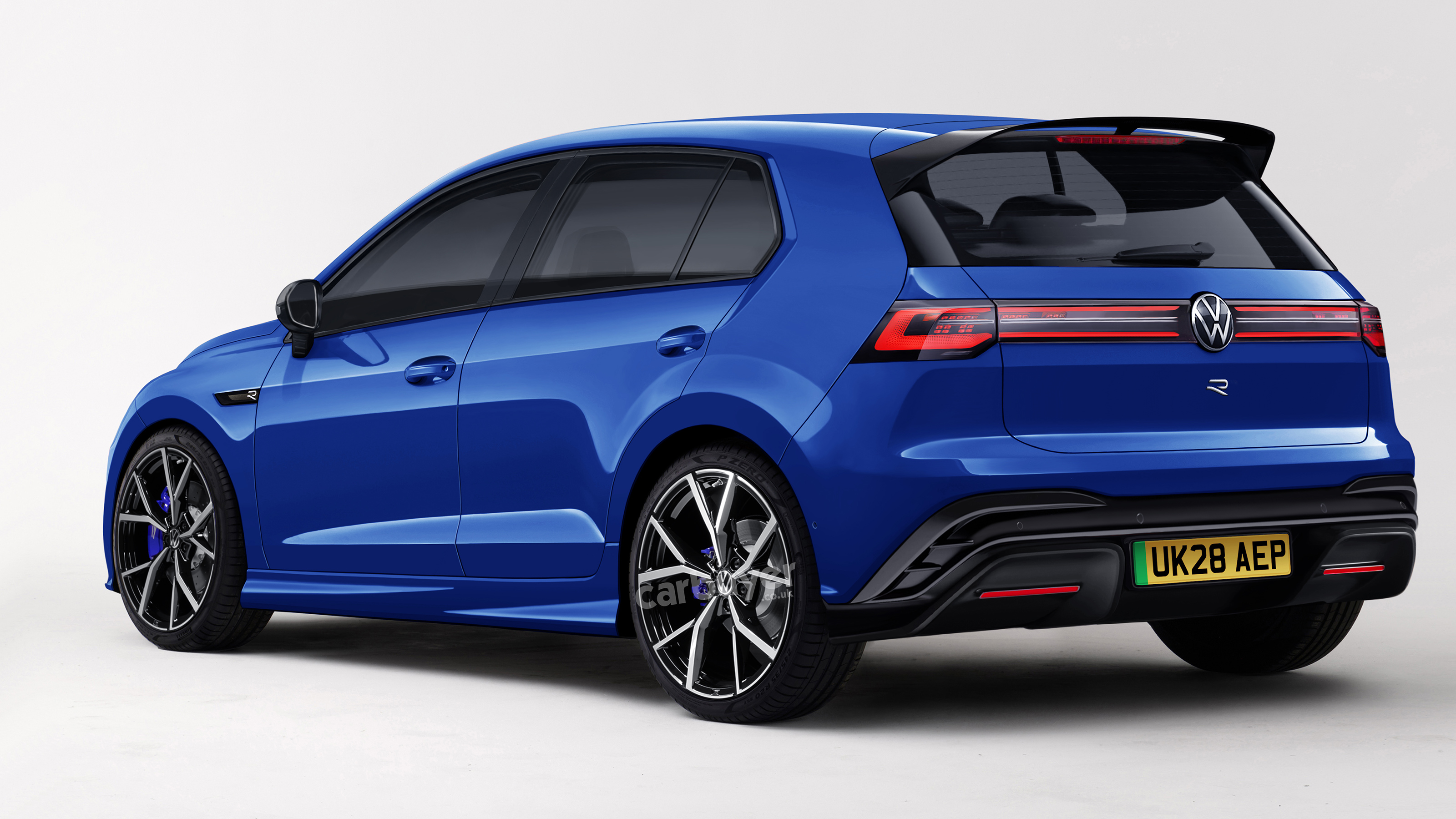 Volkswagen Golf R electric render