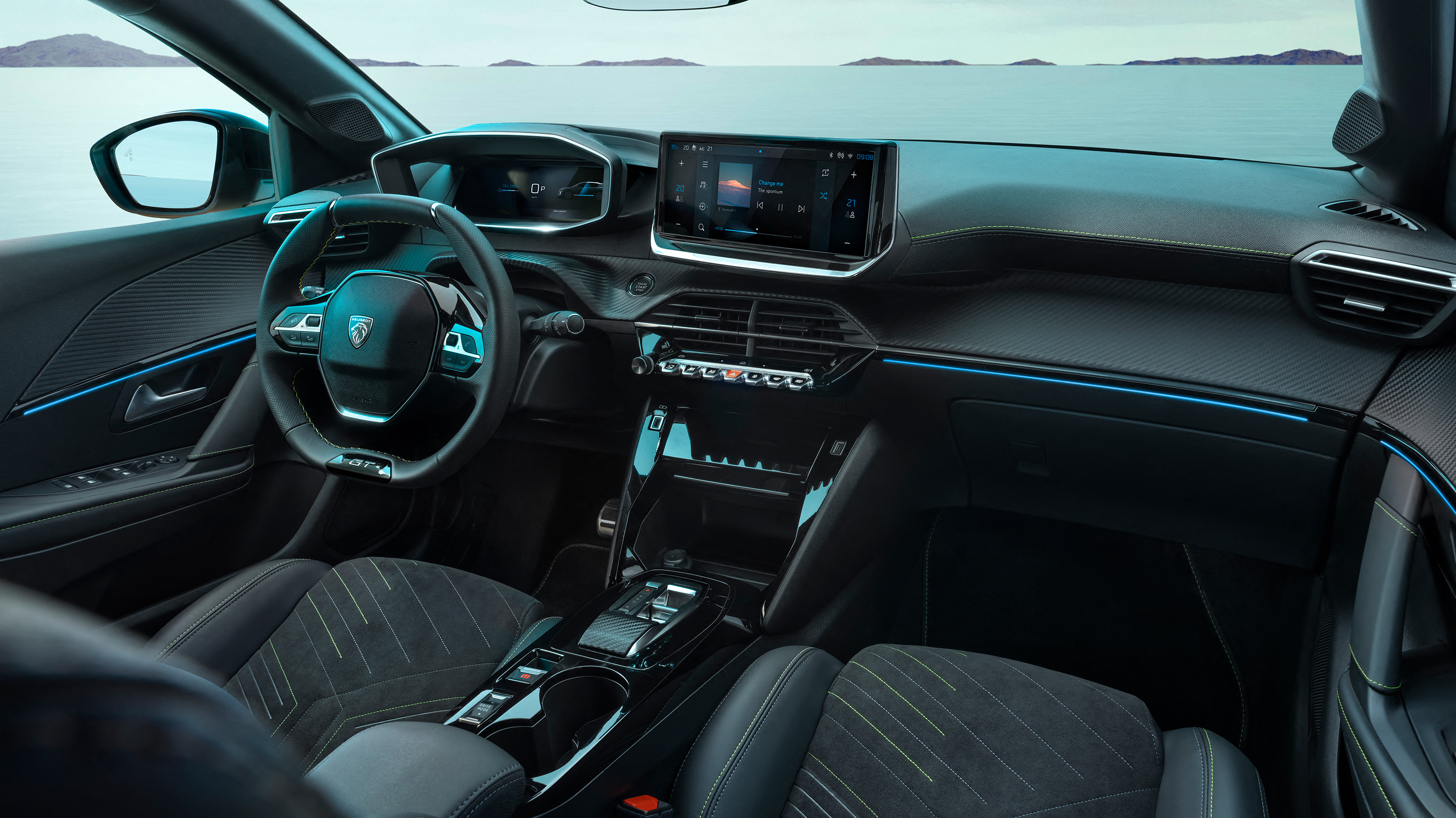 Peugeot 208 and E-208 interior