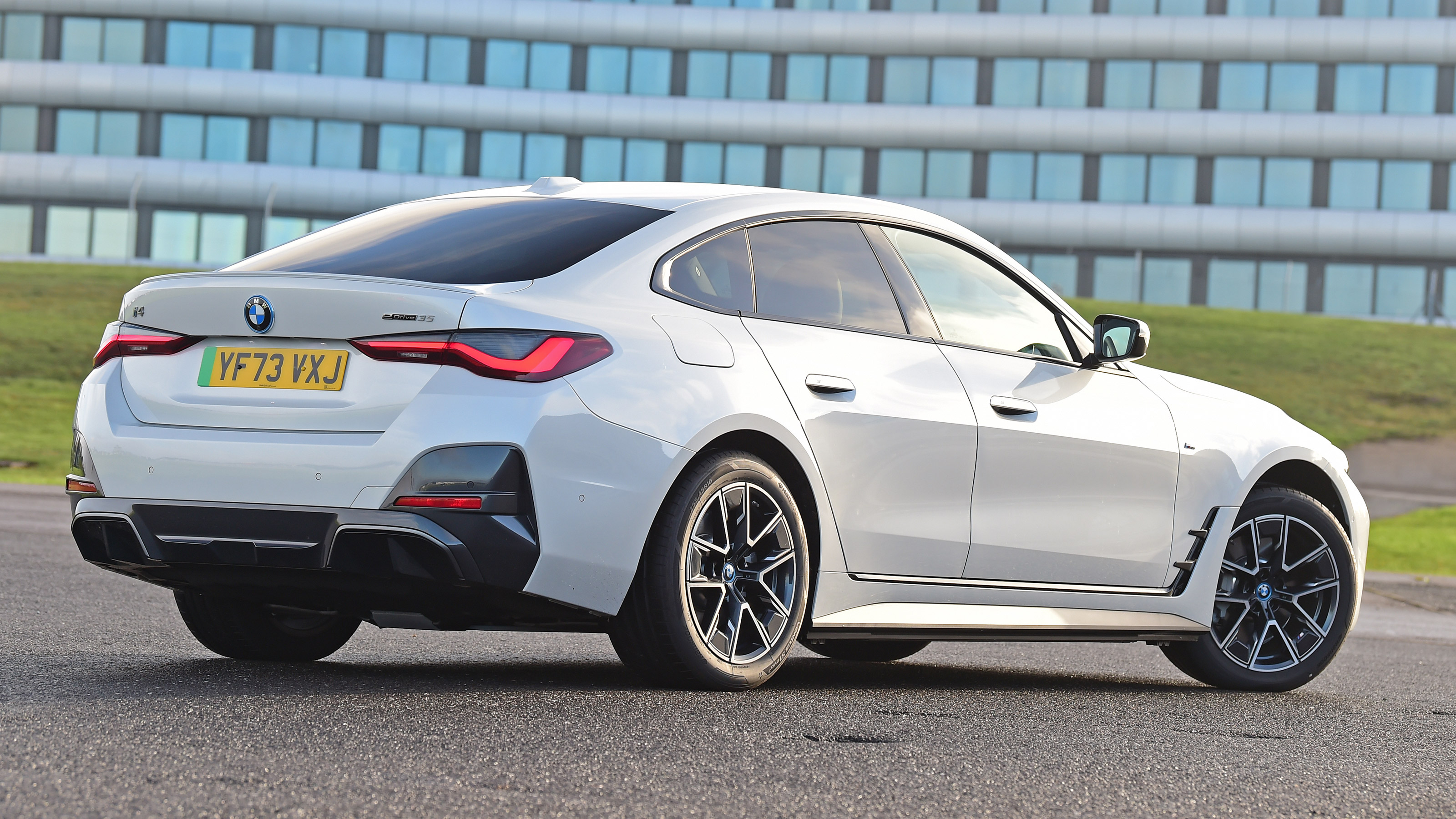 BMW i4 eDrive35 rear 3/4 static