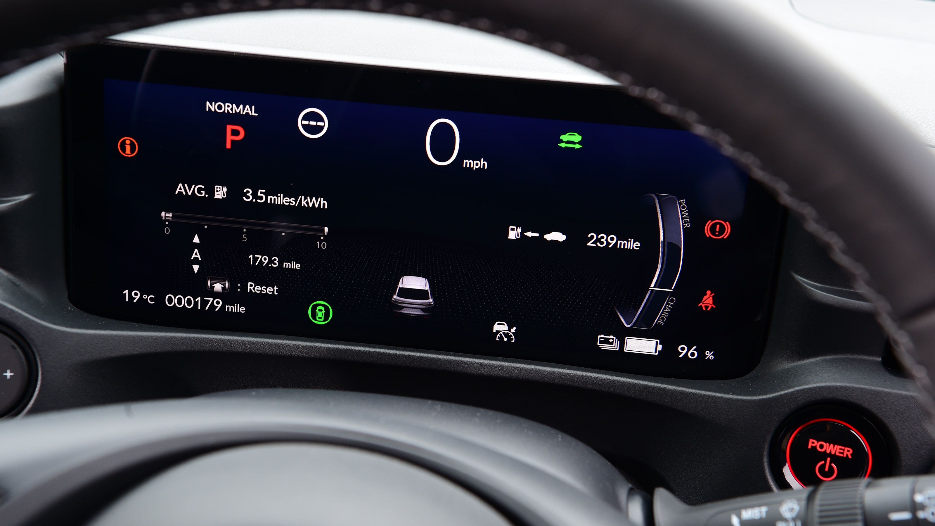 Honda e:Ny1 UK instruments