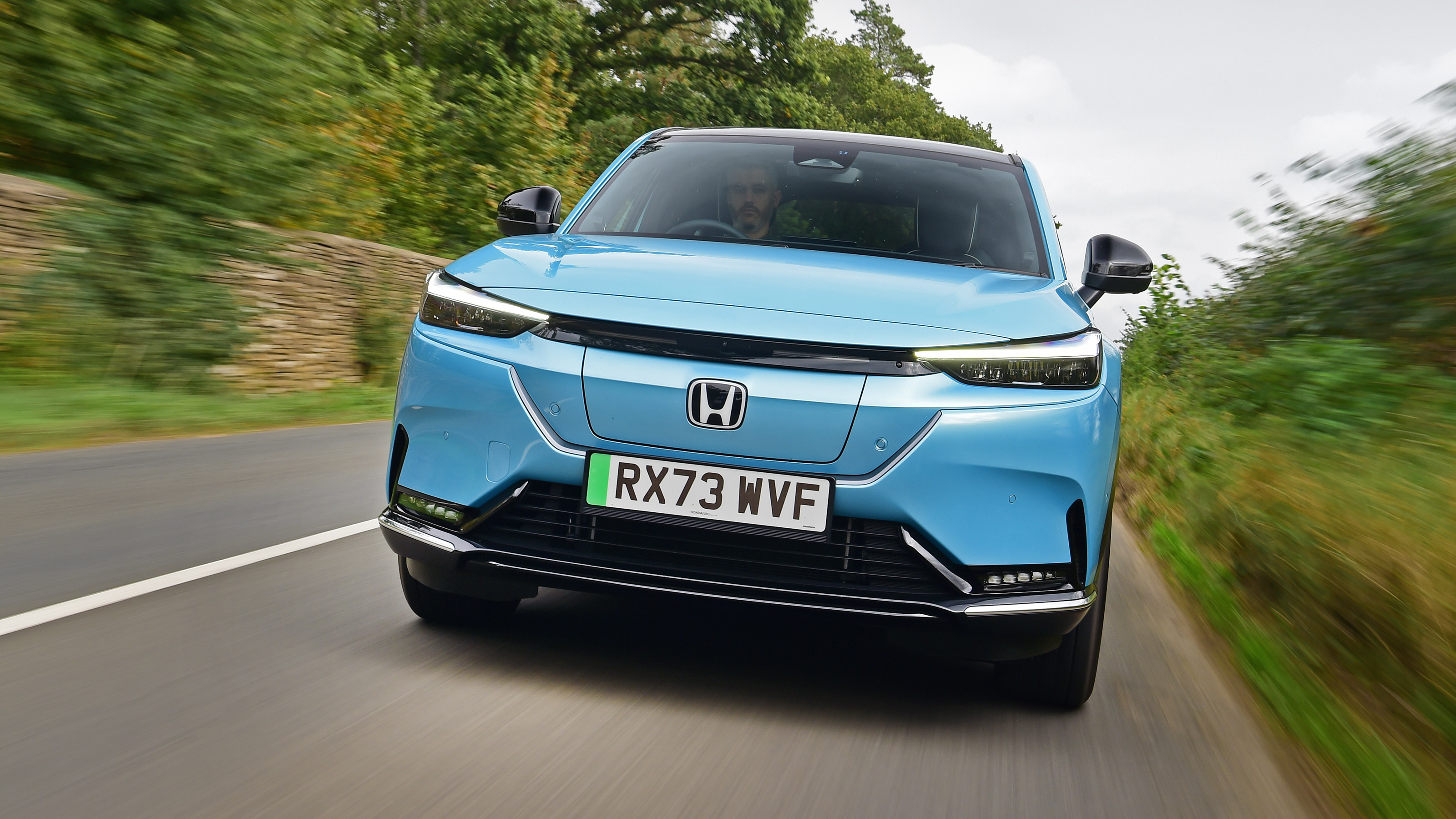 Honda e:Ny1 UK front driving