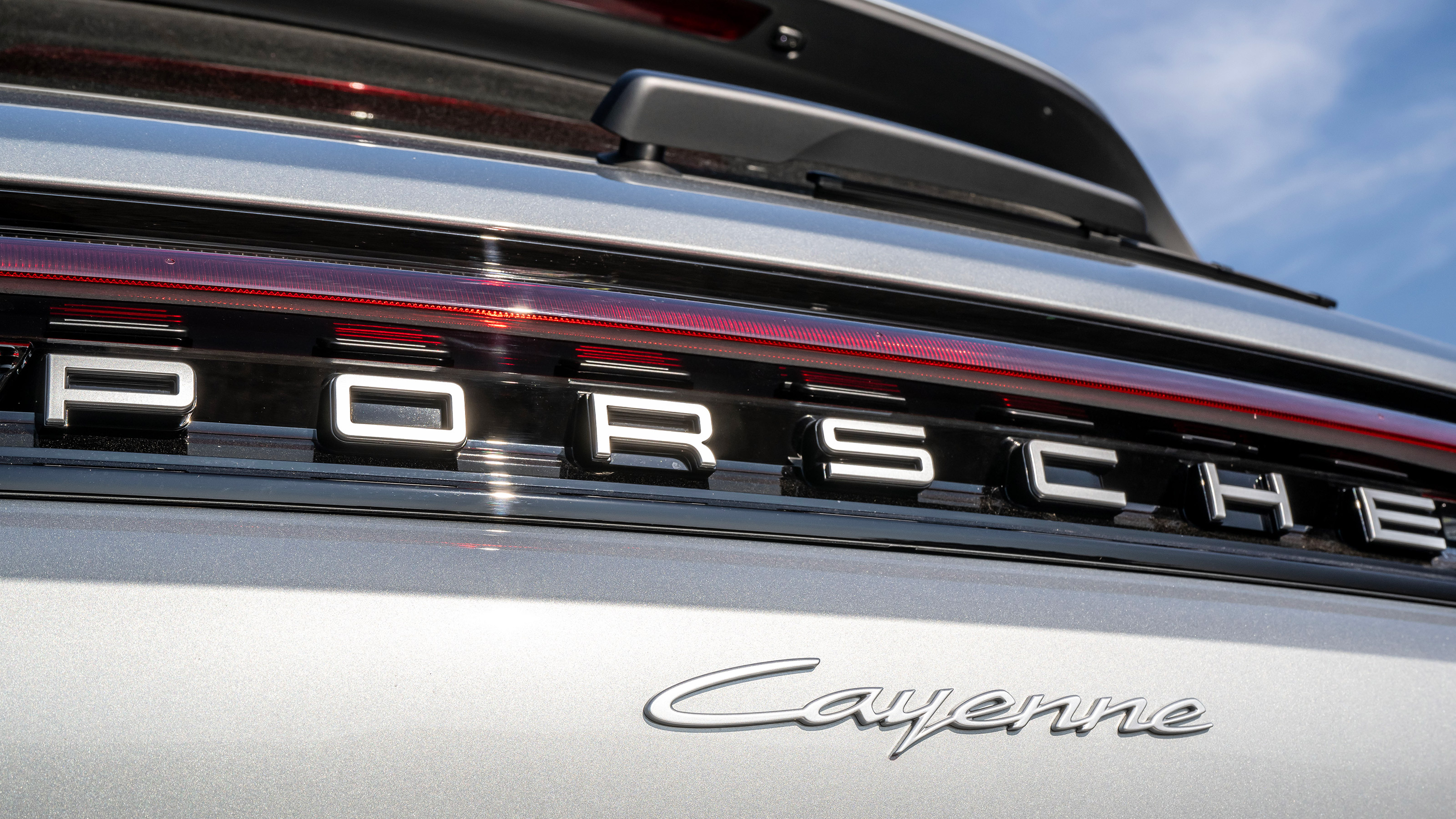 Porsche Cayenne SUV rear badge