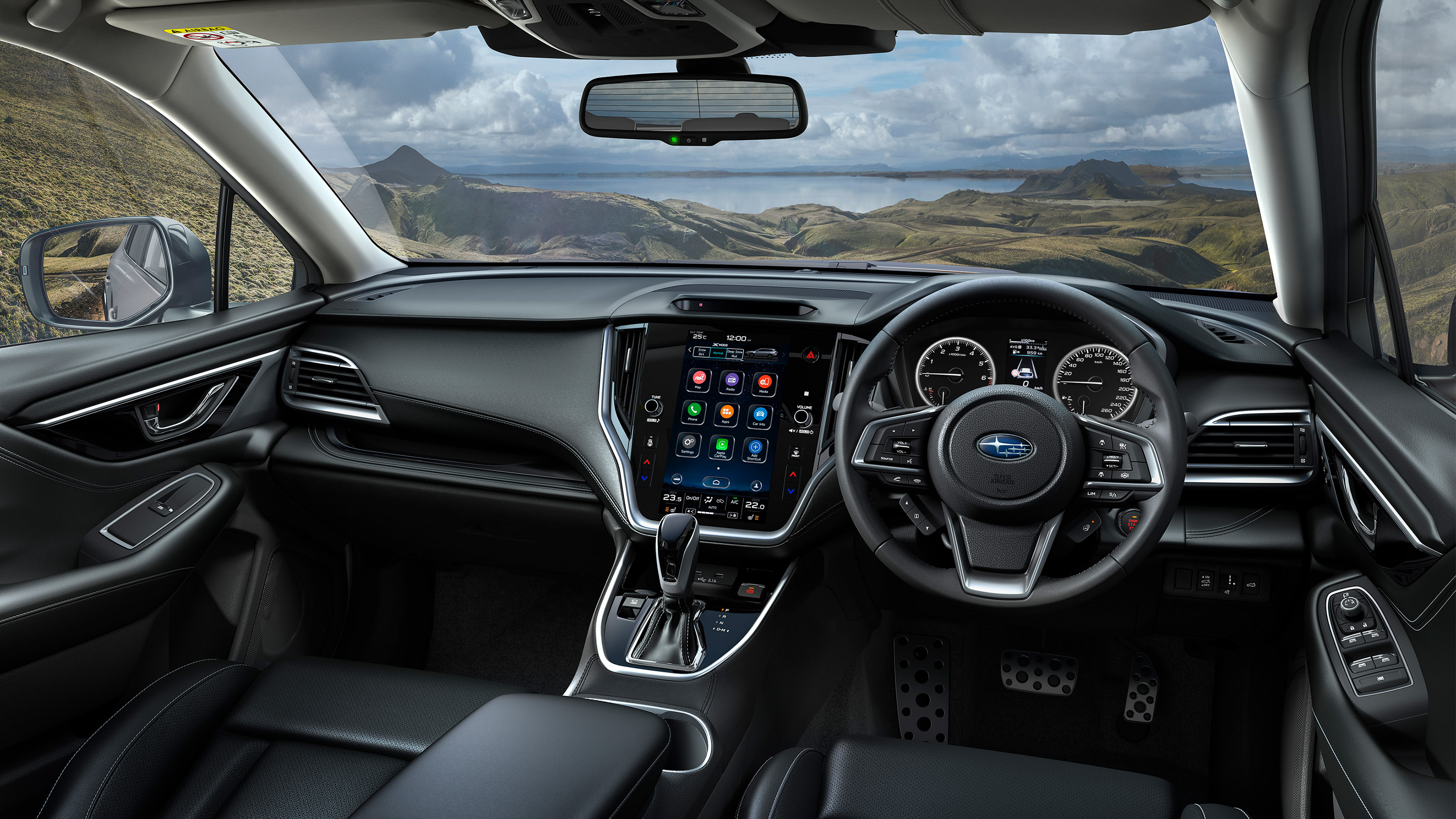 Subaru Outback estate interior