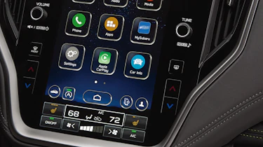 Subaru Outback estate infotainment display