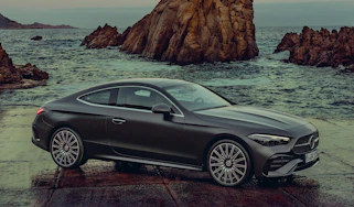 Mercedes CLE Coupé front quarter still