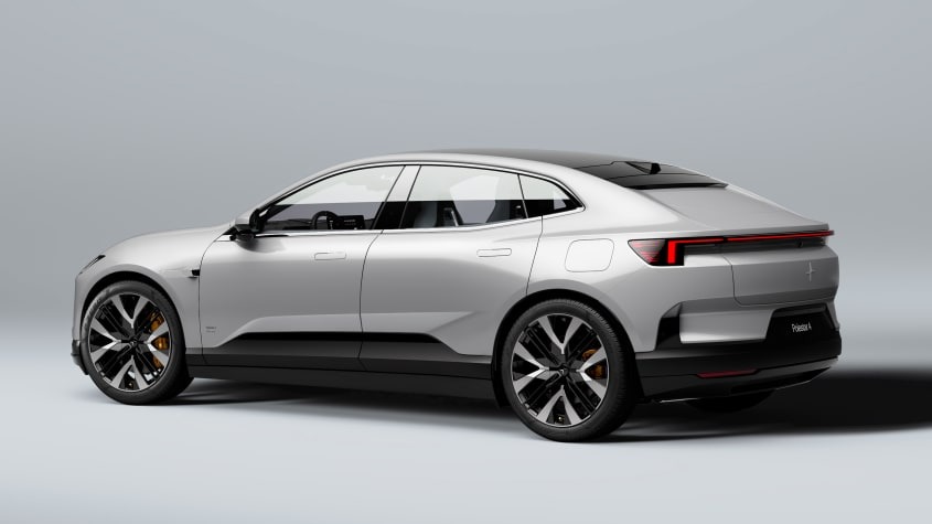 Polestar 4 rear quarter