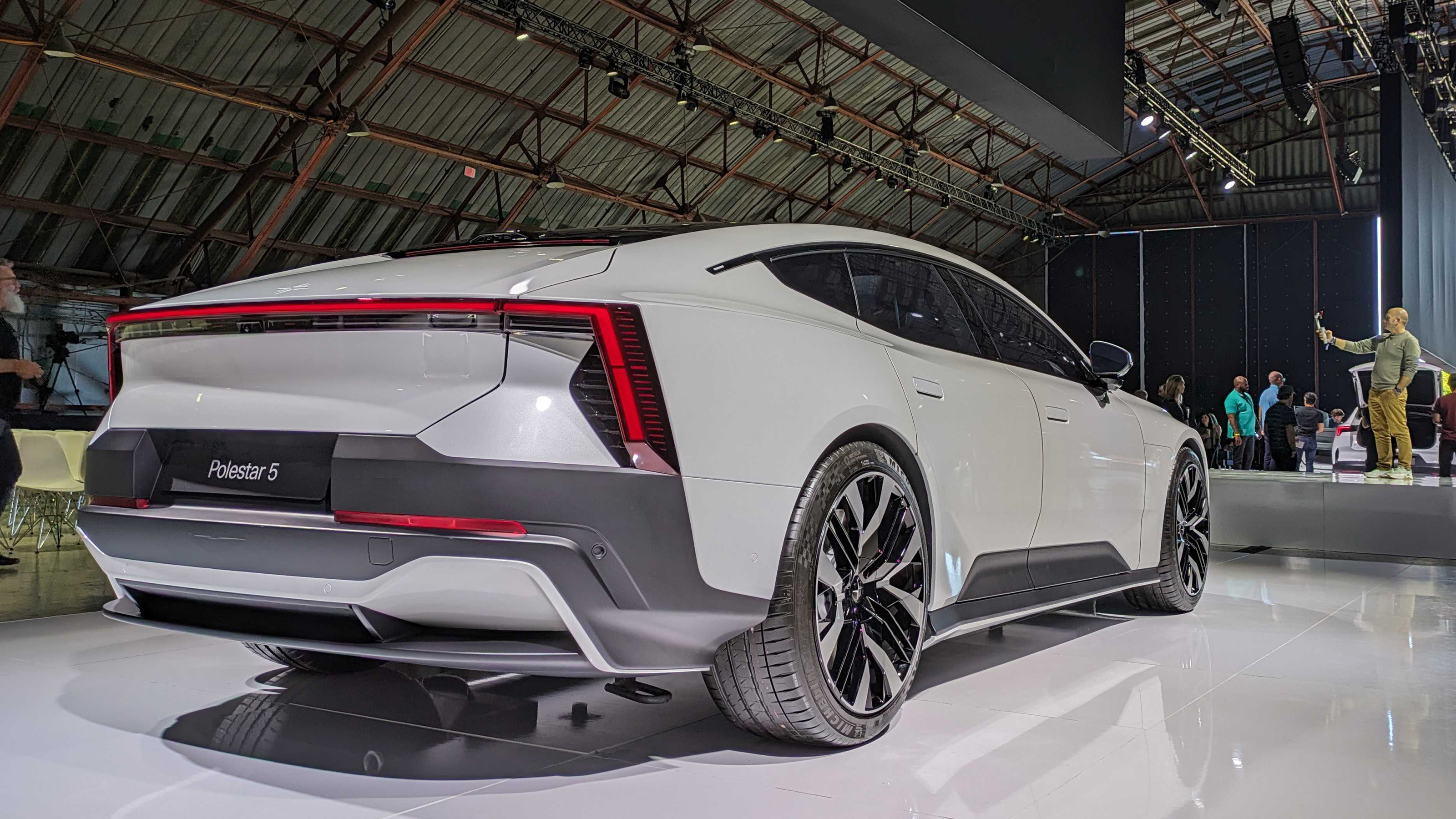 Polestar 5 rear quarter view
