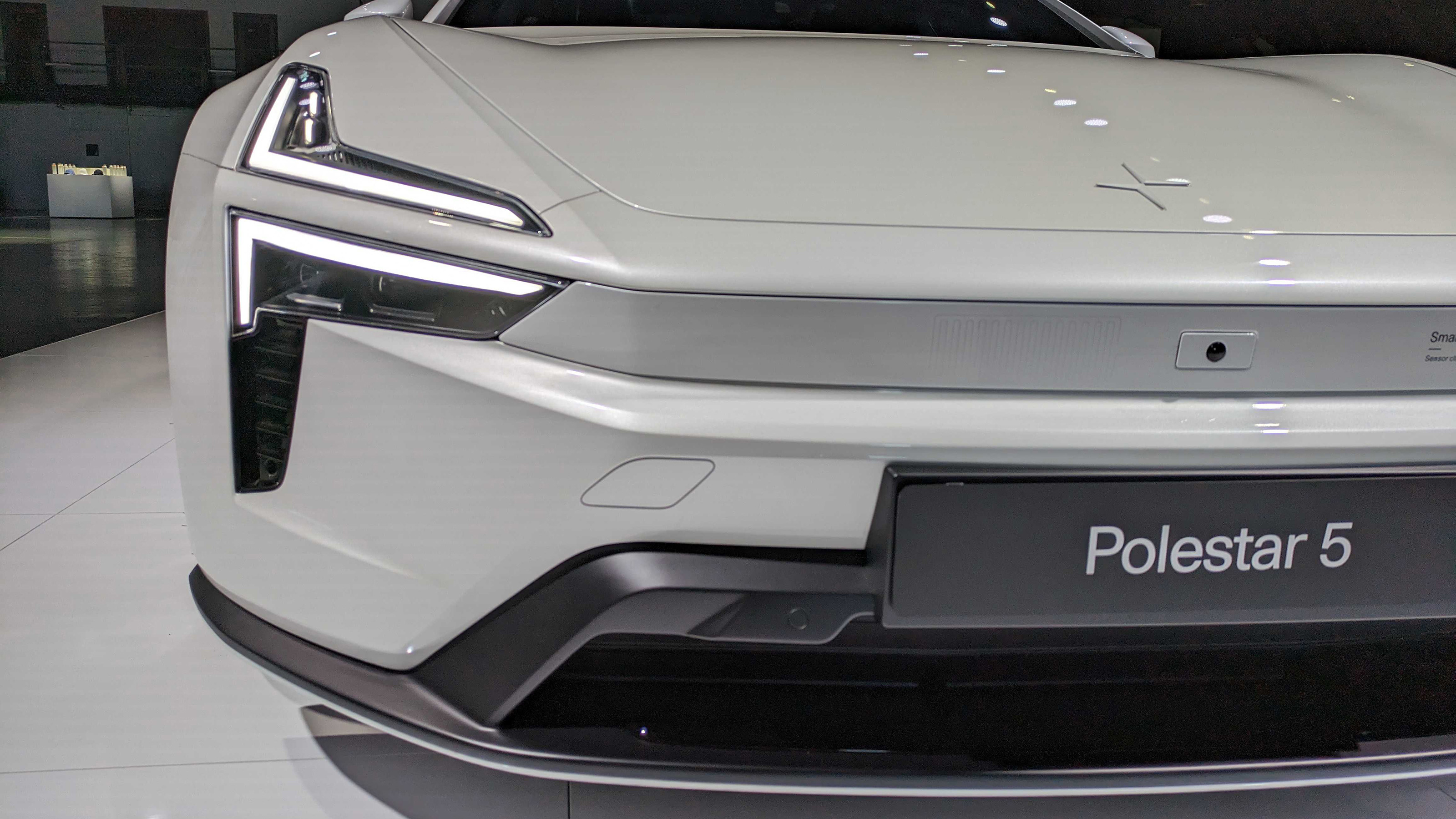 Polestar 5 headlight close up