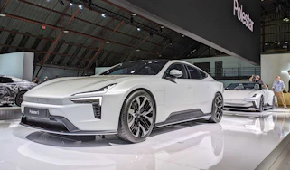 Polestar 5 front quarter view