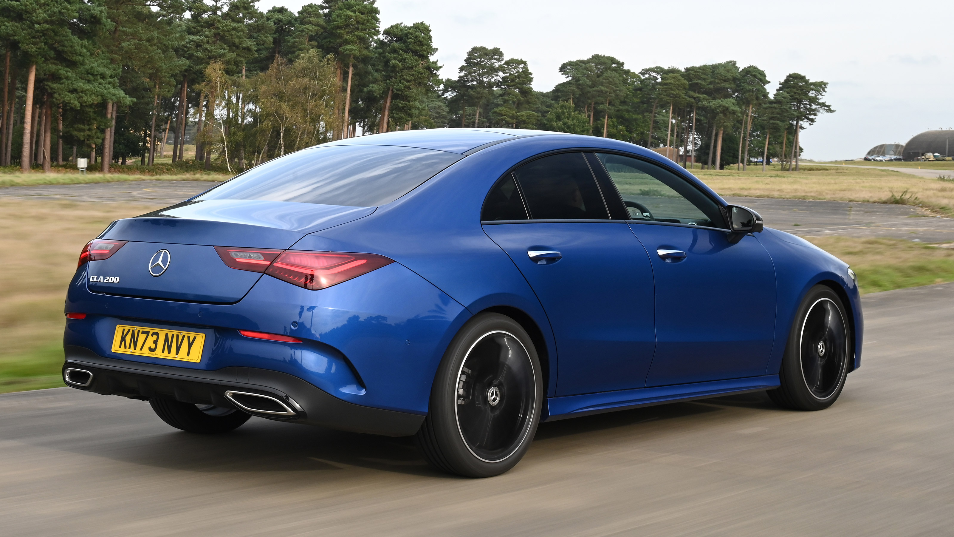 Mercedes CLA rear 3/4 tracking