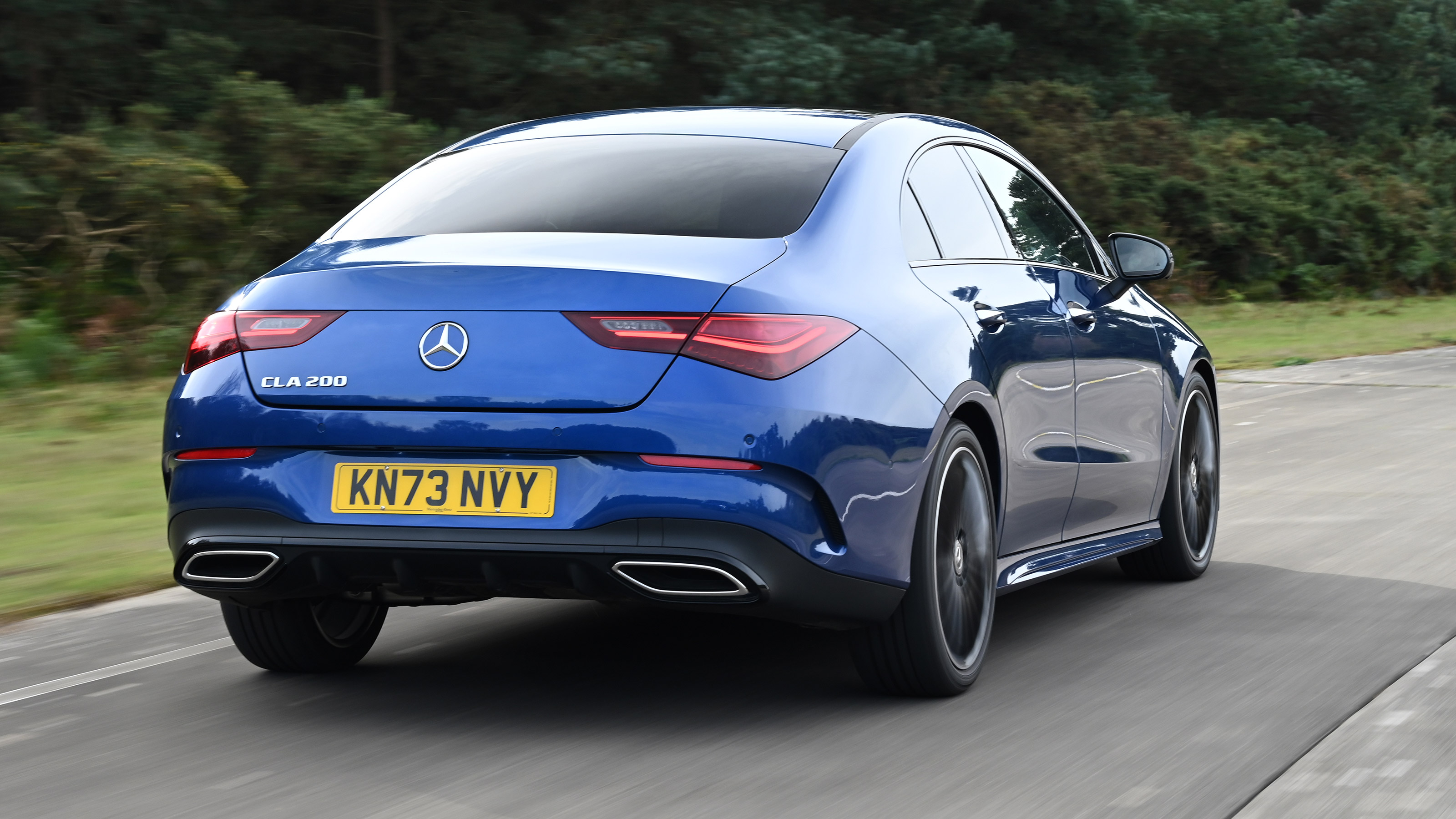 Mercedes CLA rear tracking