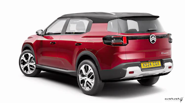 Citroen C3 Aircross CB render rear quarter