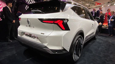 New Renault Scenic E-Tech static rear-quarter view