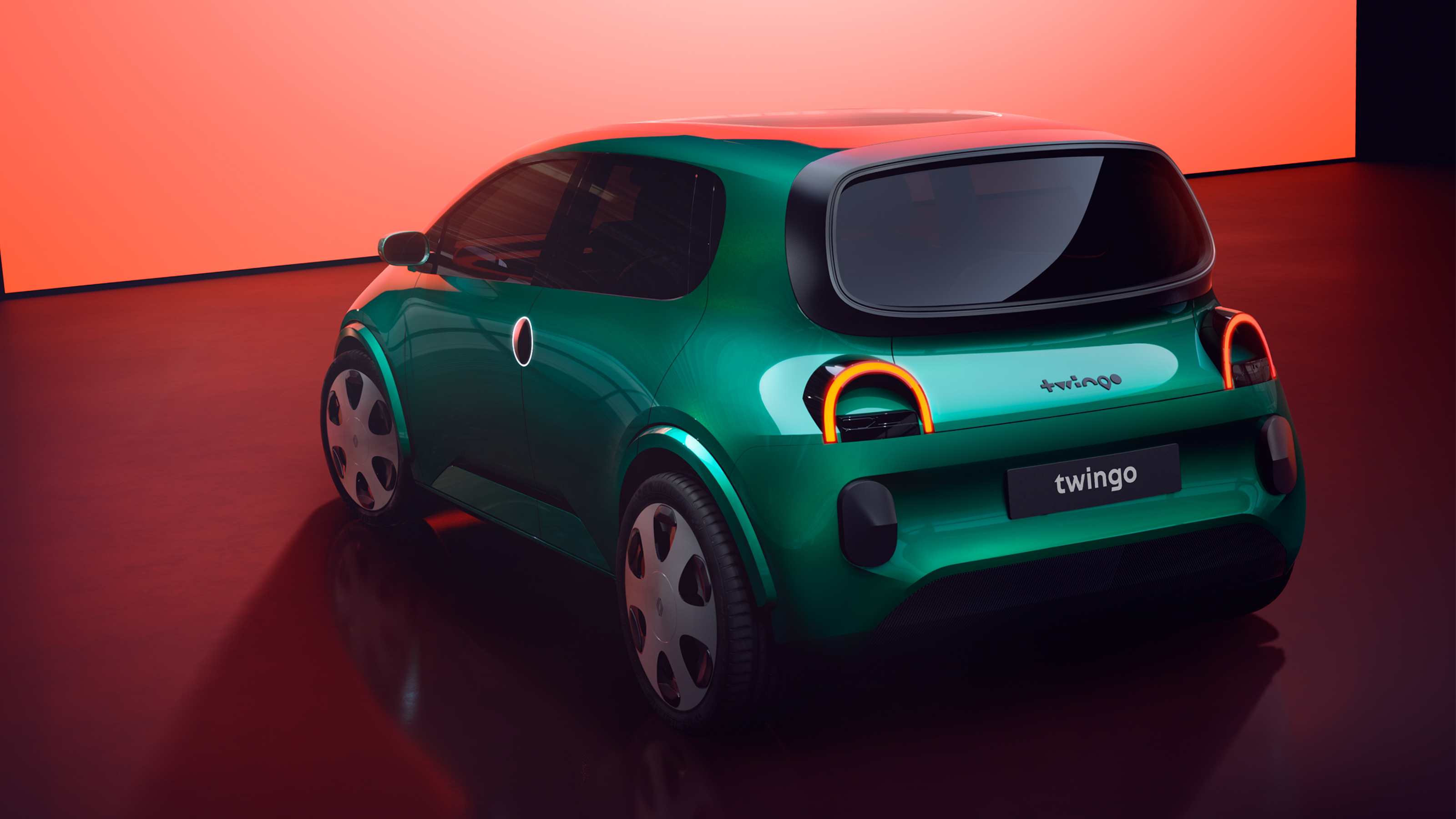 New Renault Twingo static rear quarter view