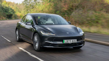 Tesla Model 3 facelift front 3/4