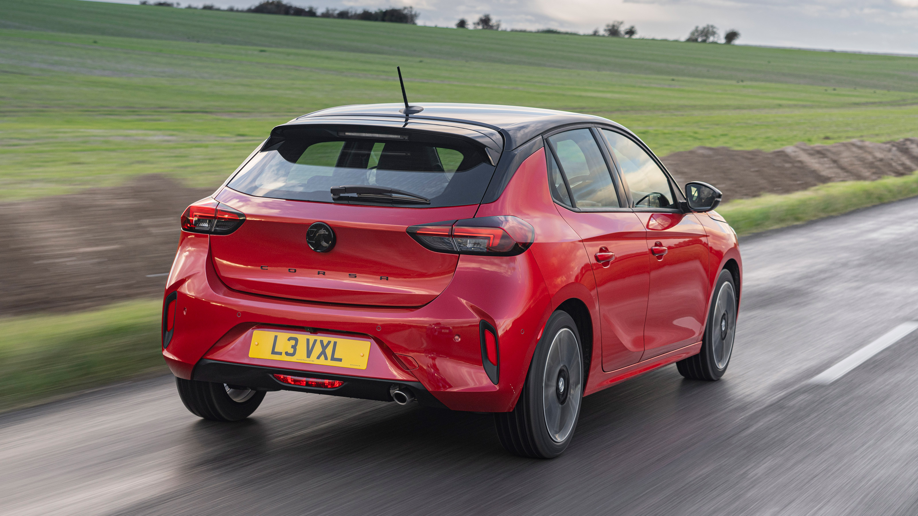 Vauxhall Corsa facelift rear 3/4 tracking
