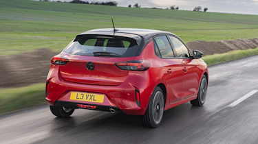Vauxhall Corsa facelift rear 3/4 tracking
