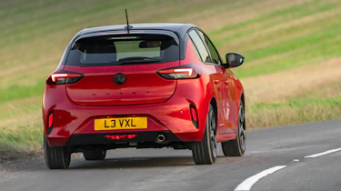 Vauxhall Corsa facelift rear cornering