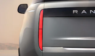 Range Rover Electric tail light detail