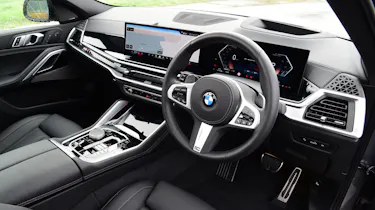 BMW X6 facelift UK drive interior