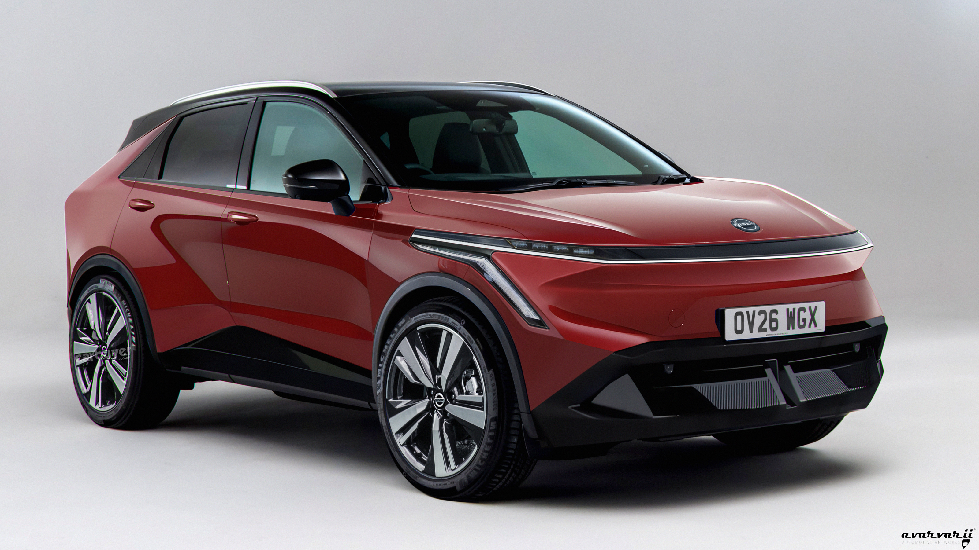 Nissan Qashqai front-quarter render