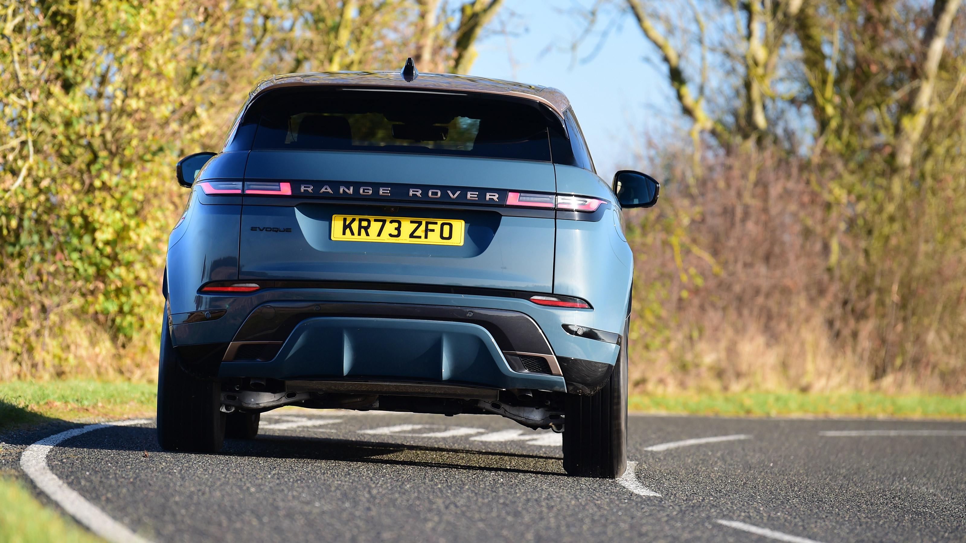 Range Rover Evoque rear cornering