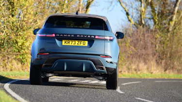Range Rover Evoque rear cornering