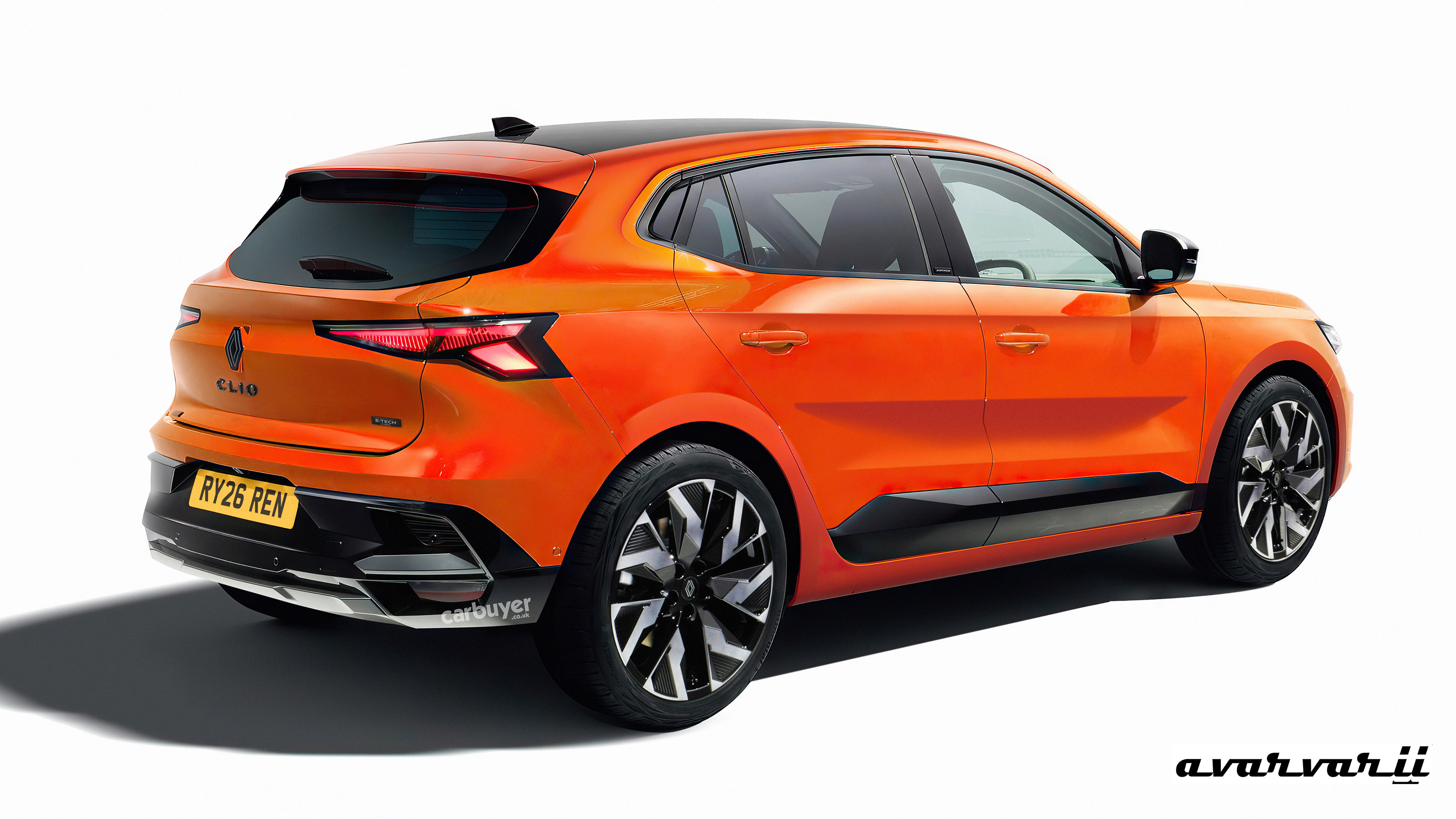 Renault Clio render rear