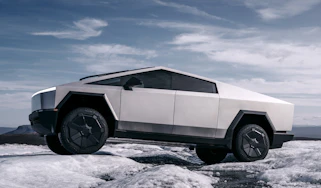 Tesla Cybertruck side view