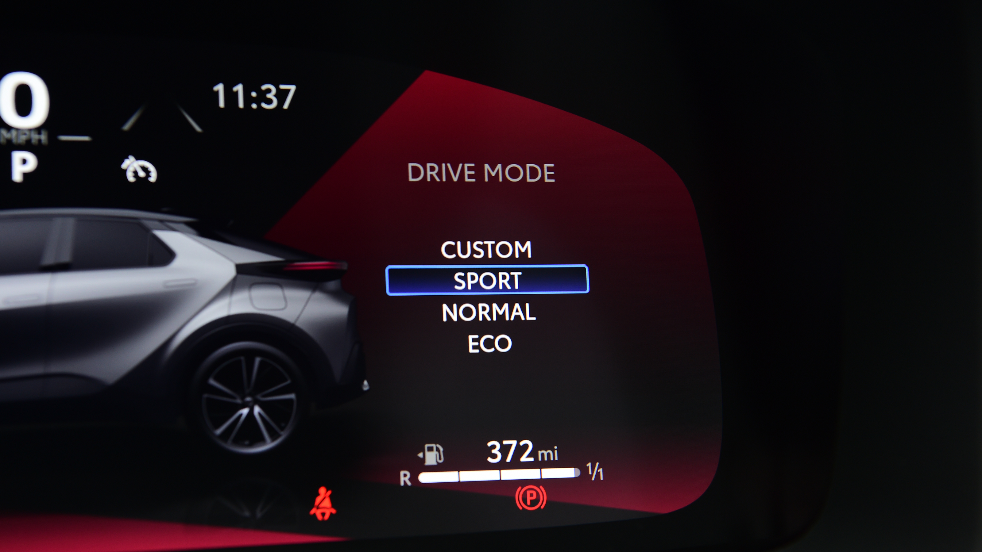 Toyota C-HR UK drive modes