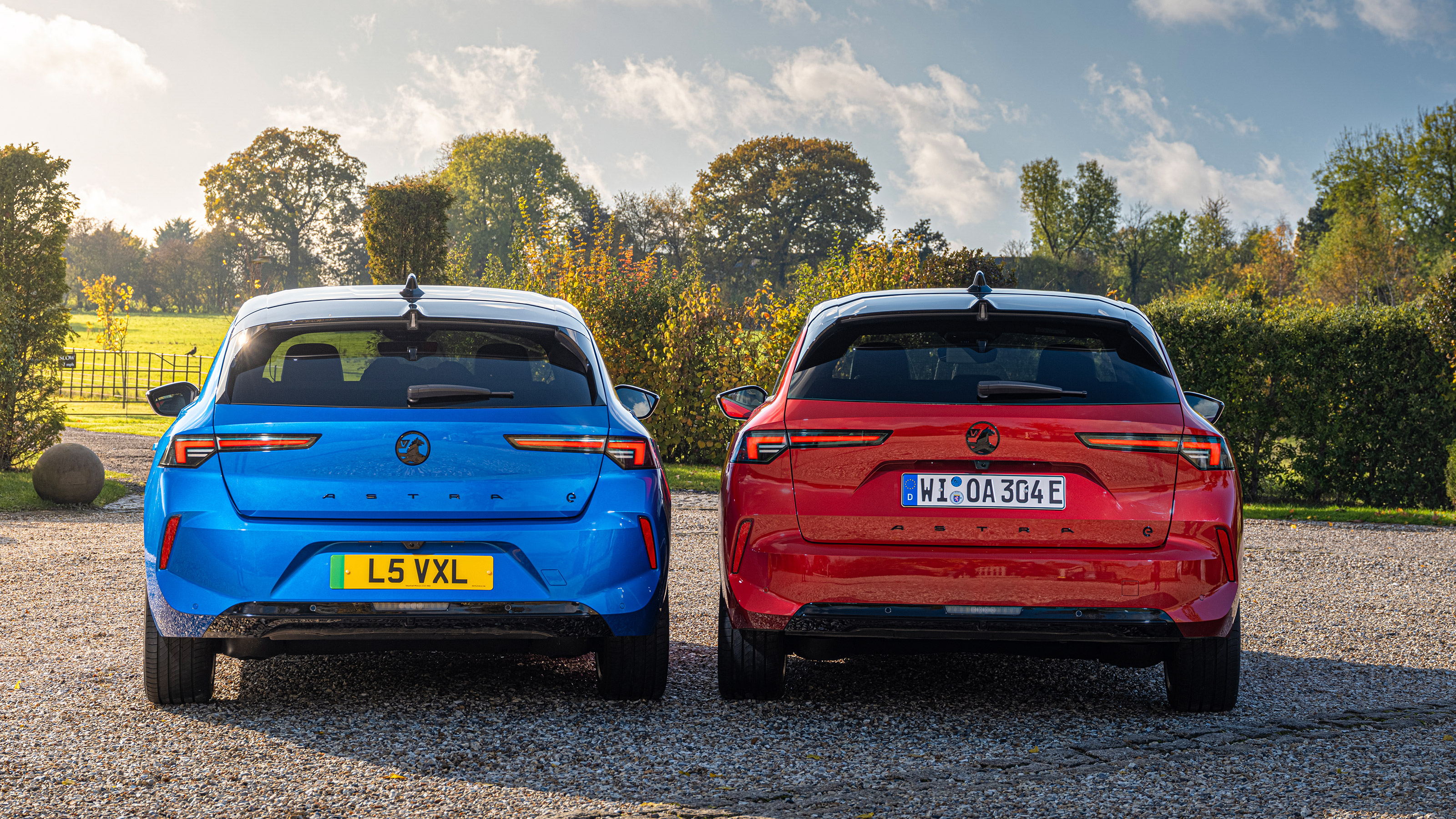 Vauxhall Astra Electric hatchback and estate rear
