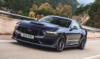 2024 Ford Mustang tracking front quarter