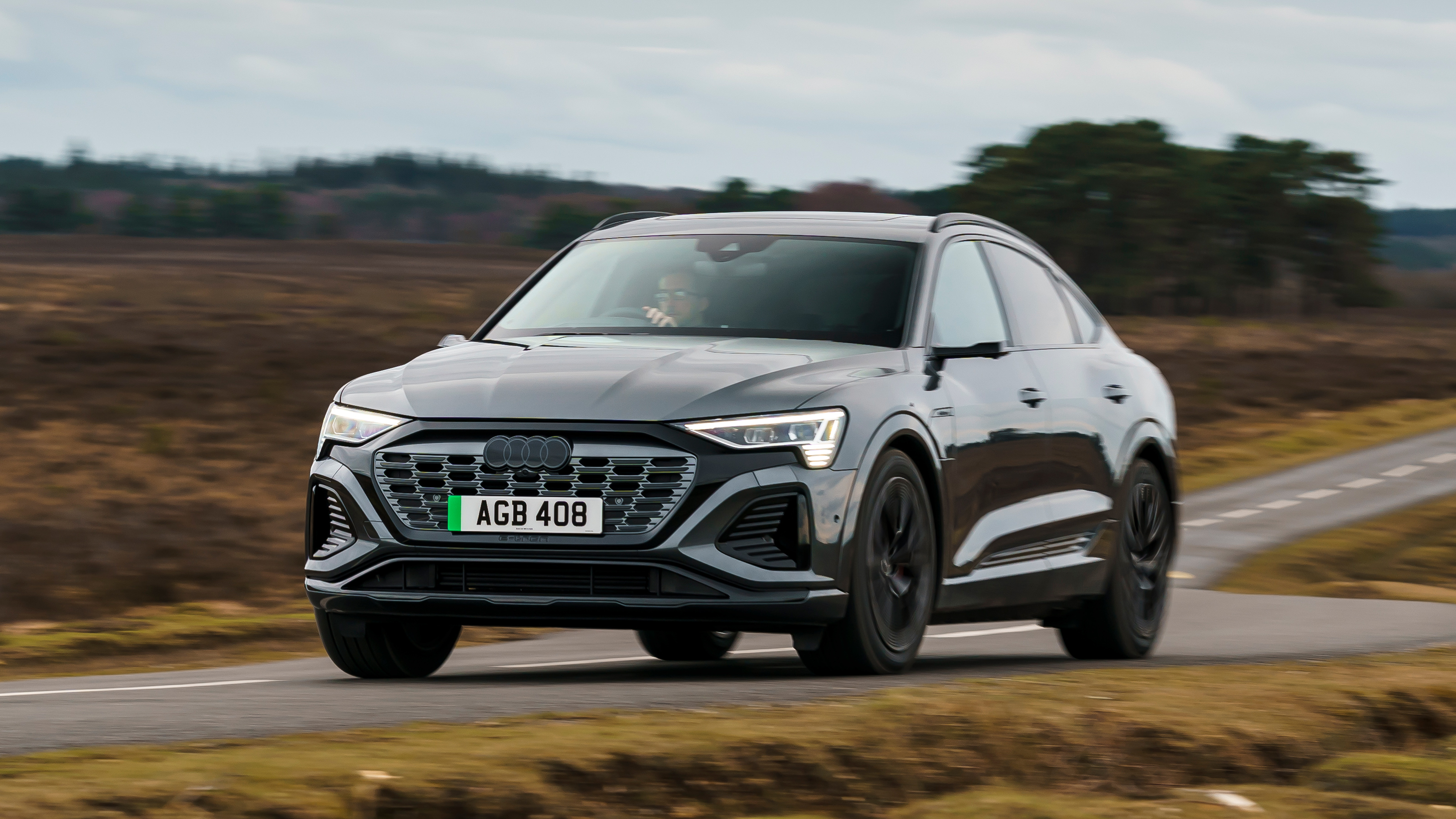 Audi Q8 e-tron driving
