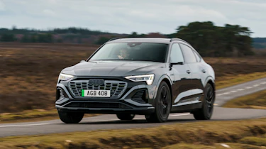 Audi Q8 e-tron driving