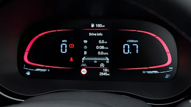 Hyundai i10 facelift instruments