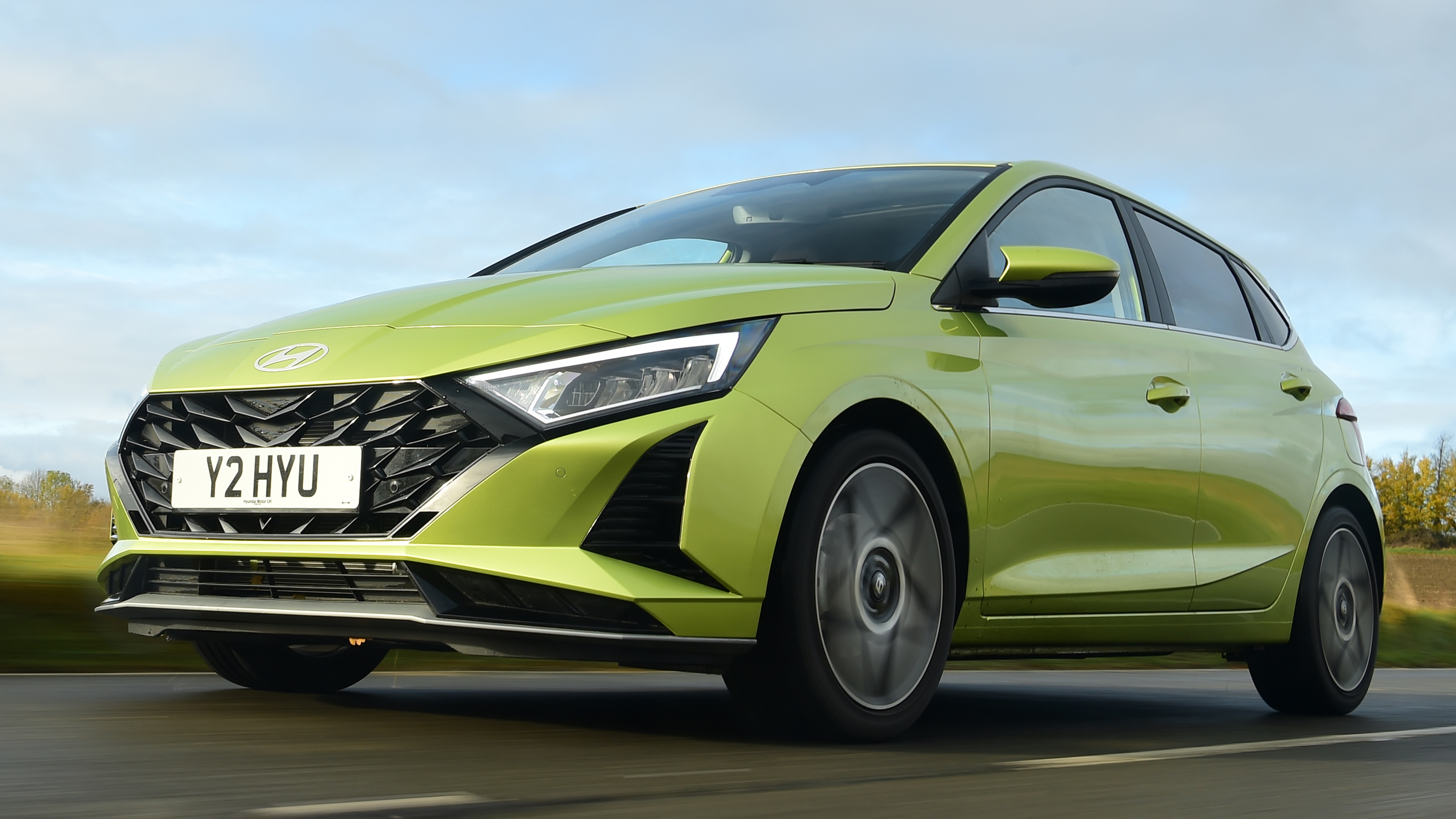 Hyundai i20 facelift front low